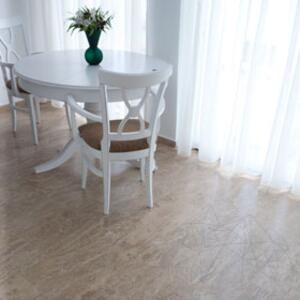 Latte PREMIUM Trawertyn Honowany i Wypełniony 122 x 61 x 1.2 cm