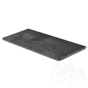 Kamień spiekany L'ALTRA PIETRA Metallico Black, 60 X 120 X 2 cm, R11 - Antypoślizgowy do użytku na zewnątrz