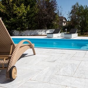 Kavala Marmur cięty na krzyż Buciardata, 60 x 30 x 2 cm (Pavaj Exterior)