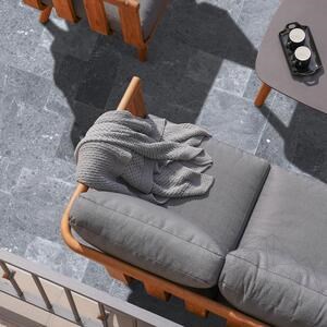 Ceppo Grey Marble French Pattern Set Antichizat, 1,2 cm