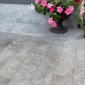 Tundra Grey Sandblasted Marble, 15.2 x 30.5 x 3 cm Produkt na specjalne zamówienie