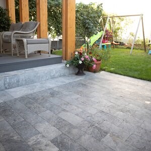 Tundra Grey Sandblasted Marble, 15.2 x 30.5 x 3 cm Produkt na specjalne zamówienie