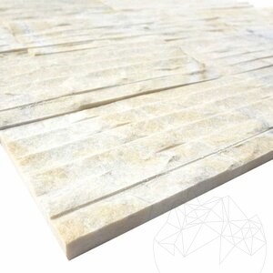 Marmura Catania Cream Rizata, 10 x 30 x 1.5 cm