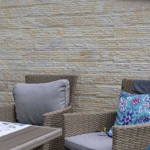 Marmura Catania Cream Rizata, 10 x 30 x 1.5 cm
