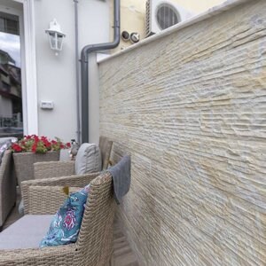 Marmura Catania Cream Rizata, 10 x 30 x 1.5 cm