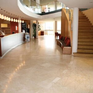 Polerowany marmur Royal Cream, 60 x 30 x 2 cm