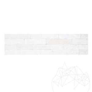Płyta marmurowa Pure White, 15 x 60 cm