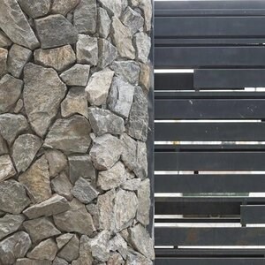 Poligonalny marmur Rock Face Akron
