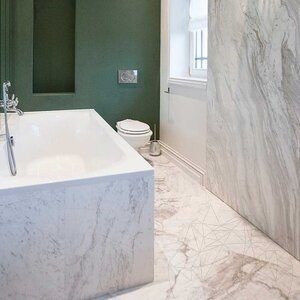 Marmur Volakas Polished, 60 x 30 x 2 cm - Economy