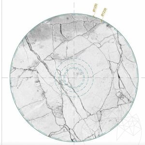Stół do jadalni Volakas Marble Moon