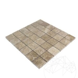 Mozaic Marmura Light Emperador Polisata, 4,8 x 4,8 cm