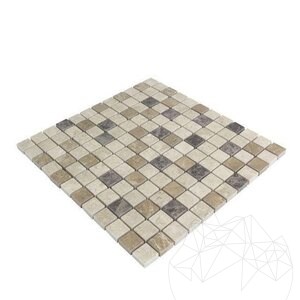 Mozaic Marmura Mix Marmur Polisata, 2.3 x 2.3 cm