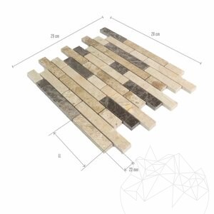 Mozaic Marmura Mix Marmur Polisata, 2.3 x LL