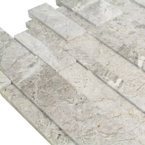 Mozaic Marmura Tundra Grey 3D Polisata ścienna