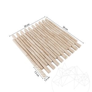Mozaic Travertin Classic Bamboo, 1.5 x 7.5 cm