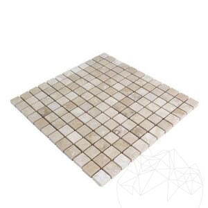 Mozaic Travertin Classic Polisat, 2,3 x 2,3 cm
