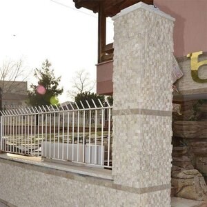 Mozaic Travertin Classic 3D Scapitat, 2,5 x 2,5 cm