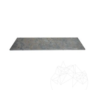 Slate Multicoloured Slate Step Noisette Natur, 120 x 33 x 2 cm