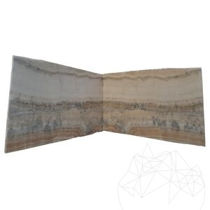 Onyx Vein Cut Polished Slab, 2 cm