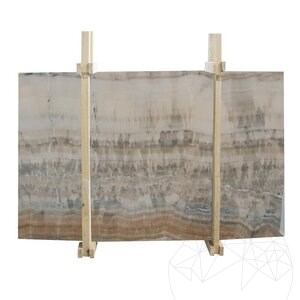 Onyx Vein Cut Polished Slab, 2 cm