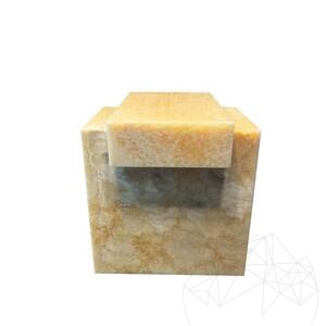 Pomarańczowy stół Onyx Quadra