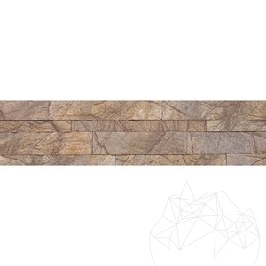 Elastyczny panel marmurowy SKIN 3D Express - Rain Forest Brown, 60x15 cm, samoprzylepny 3M do mebli z płytkami do wnętrz