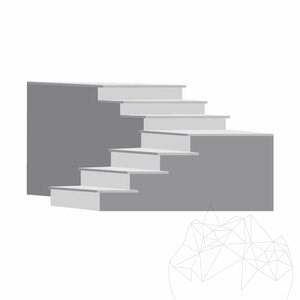 Kavala Polished Marble Step, 120 x 33 x 3 cm