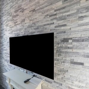 Panel Platinum Marble 15 x 60 cm