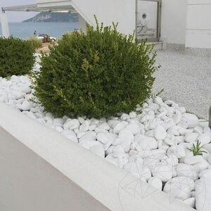Kamyczki Marmura Alba Thassos, 1-3 cm Worek 20 kg