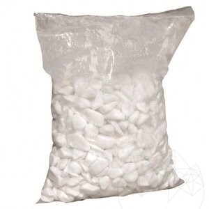 Kamyki Marmura Alba Thassos, 3-6 cm Torba 20 kg