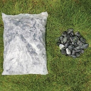 Pebbles Marble Green, 2-4 cm Torba 20 kg