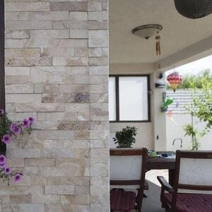 Łupek Rhodos Natur, 5 cm x LL | Kamień dekoracyjny - Płytki pionowe, zewnętrzne-wewnętrzne
