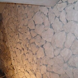 Limestone Polygonal Rock Face - Rustic White | Vertical Cladding, Outdoor-Indoor (20mp/paleta)