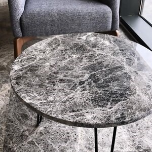 Polerowany szary marmur Tundra 2 cm - Blaty, stopnie, glazury i elementy personalizowane