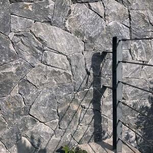 Rock Face Czarny marmur poligonalny