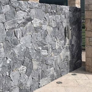 Rock Face Czarny marmur poligonalny