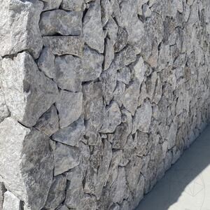 Trawertyn elewacyjny poligonalny Rock Face Silver