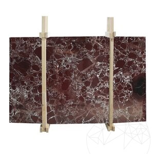 Red Levanto Polished Marble Slab, 2 cm