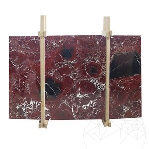Red Levanto Polished Marble Slab, 2 cm