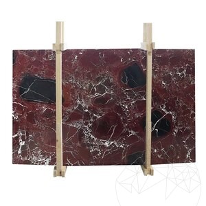 Red Levanto Polished Marble Slab, 2 cm