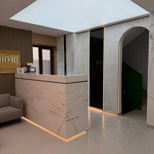Red Veined Polished Marble Slab, 2 cm