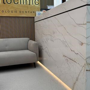 Red Veined Polished Marble Slab, 2 cm