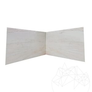 Red Veined Polished Marble Slab, 2 cm