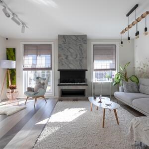 Elastyczny łupek SKIN Ultra-Flex 2mm - Autumn White, 240 x 90 cm| Kamień na ściany, meble, elewacje i do stref mokrych