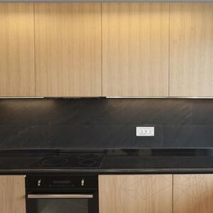 Elastyczny kamień łupkowy SKIN MicroStone 1mm - Black Line, 122x61cm | Ultra-elastyczny kamień na ściany, meble