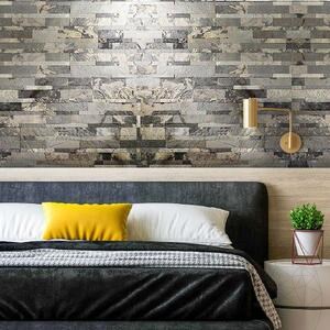 Elastyczny panel łupkowy 3D Express - Autumn Rustic, 60x15 cm, samoprzylepny 3M do okładzin wewnętrznych, mebli, ścian