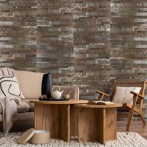 Elastyczny panel kwarcowy SKIN 3D Express - miedź, 60x15 cm, samoprzylepny 3M do okładzin wewnętrznych, mebli, ścian