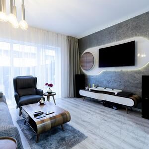 Elastyczny łupek SKIN Ultra-Flex 2 mm - srebrny połysk, 280 x 125 cm | Kamień na ściany, meble, fasady i obszary mokre