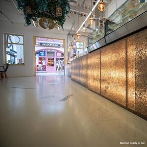 Półprzezroczysta elastyczna skóra łupkowa 2 mm - AuBurn, 240 x 90 cm | Oświetlenie otoczenia, wewnętrzne i zewnętrzne