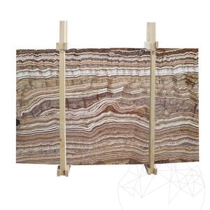 Tiger Onyx Polished Slab, 2 cm